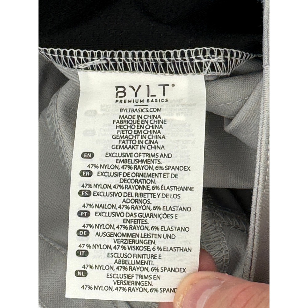 BYLT Premium Basics Everyday 2.0 Pants 32x30 STG Storm Gray Men's Trousers NWT - Picture 8 of 16